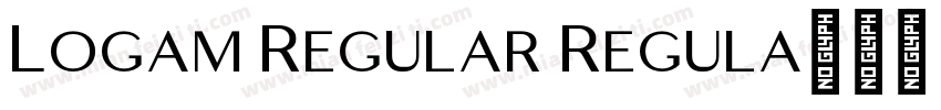 Logam Regular Regula字体转换